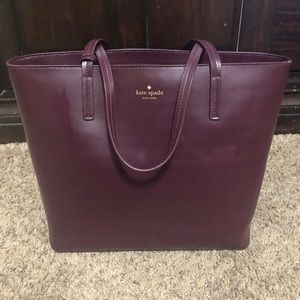 Kate Spade burgandy handbag